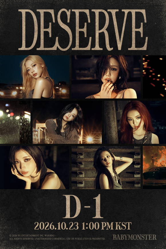 BABYMONSTER Comeback DESERVE 2026 Official Teaser Poster