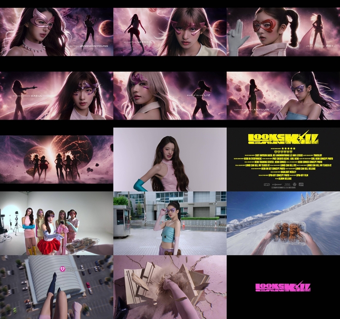 IVE Looks Can Kill: 6 Girl Heroes Concept & Comeback Release Schedule